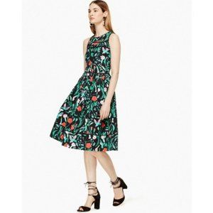 KATE SPADE New York Jardin Cotton Poplin Dress